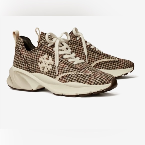 Tory BurchGood Luck Herringbone Trainers